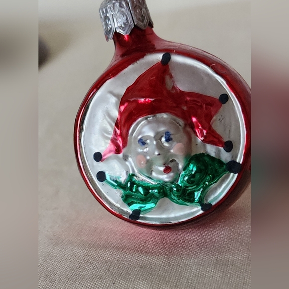 Vintage Mercury Glass Elf Jester Christmas Ornament - Picture 10 of 12